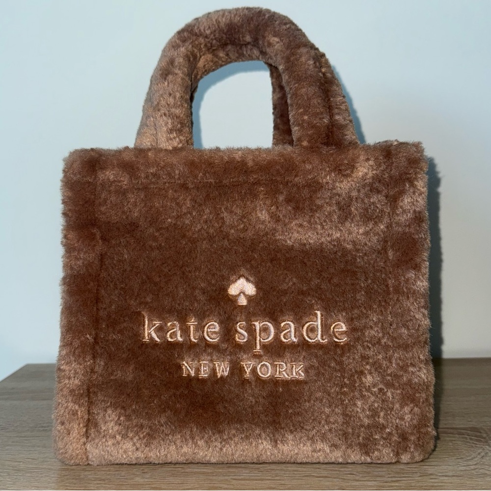 SOLD Kate Spade Faux Fur Bag